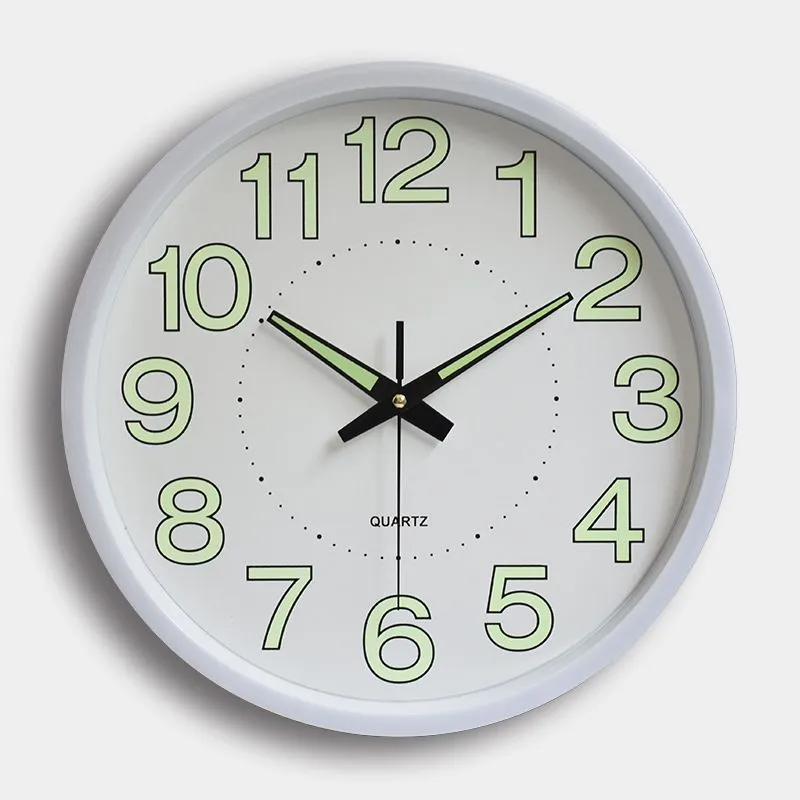 Minimalist Luminous Plastic Wall Clock