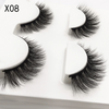 3pairs/Set Women 3D Multilayer Mink Hair Eyelashes