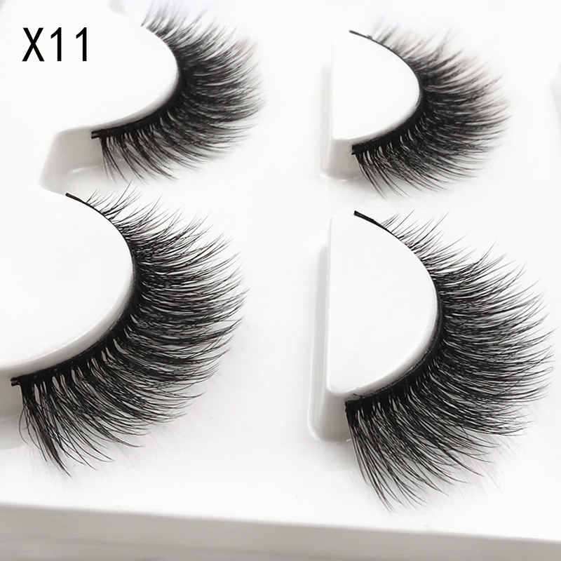 3pairs/Set Women 3D Multilayer Mink Hair Eyelashes