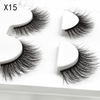 3pairs/Set Women 3D Multilayer Mink Hair Eyelashes