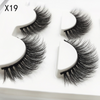 3pairs/Set Women 3D Multilayer Mink Hair Eyelashes