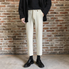 Men'S Casual Straight Slim Slim Solid Color Sleepy Pants