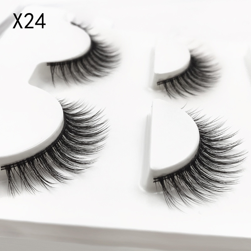 3pairs/Set Women 3D Multilayer Mink Hair Eyelashes