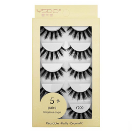 5pairs/Set Women 3D Multilayer Mink Hair Eyelashes