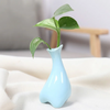 (Buy 1 Get 1) Simple Solid Color Dry Flower Container Home Decoration Ceramic Vase