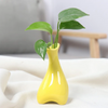 (Buy 1 Get 1) Simple Solid Color Dry Flower Container Home Decoration Ceramic Vase