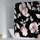 (Buy 1 Get 1) Nordic Retro Floral Complex Series Toilet Partition Curtain Digital Printing Shower Curtain
