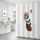 (Buy 1 Get 1) Simple Plant Series Home Bathroom Partition Punch-Free Bathroom Shower Curtain