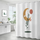 (Buy 1 Get 1) Simple Plant Series Home Bathroom Partition Punch-Free Bathroom Shower Curtain
