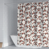 (Buy 1 Get 1) Tiny Flower Series 3D Digital Printing Home Polyester Cloth Shower Curtain