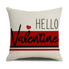 (Buy 1 Get 1) Valentine'S Day Pillow Case Red Love Heart Pillow Couple Combination Home Pillow Holiday Decoration Pillow Cushion Cover