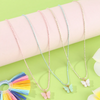 (Buy 1 Get 1) Children Kids Baby Fashion Girls Flower Butterfly Necklace Set