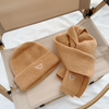 Kids Unisex Fashion Casual Versatile Heart Shaped Embroidery Knitwear Scarf Hat Sets