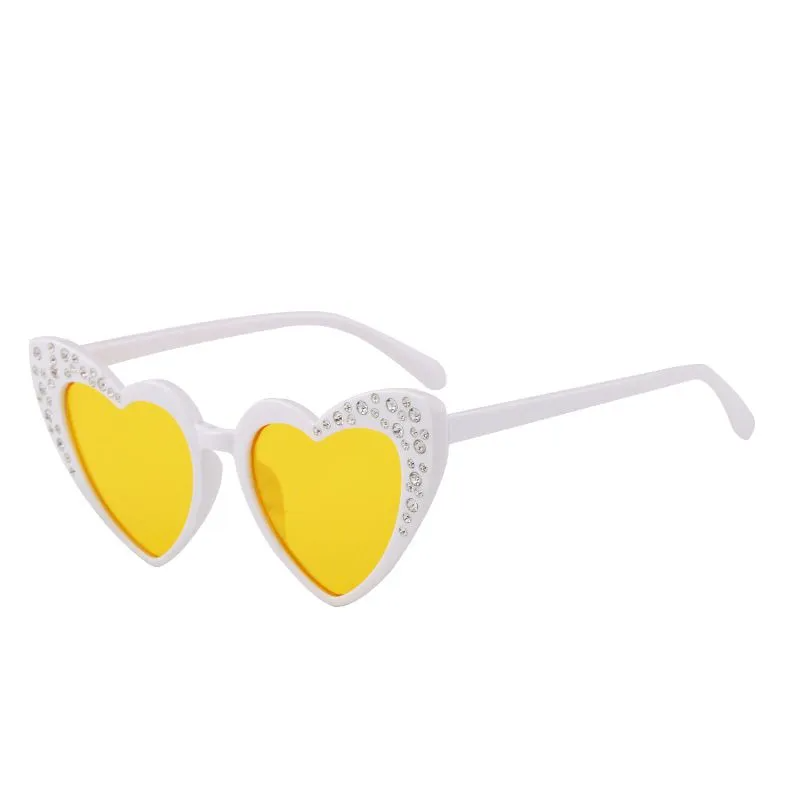 Fashion Kids Heart Shape Fashion Sun Glasses