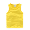 Kids Basic Round Neck Sleeveless Solid Color Casual Vest T-Shirt