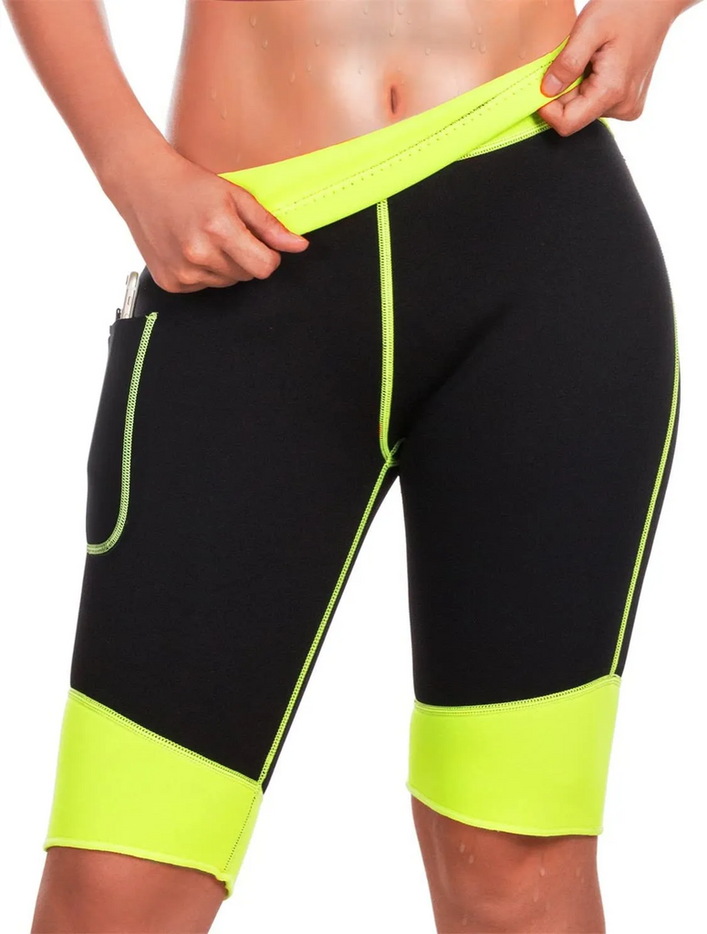 (Buy 1 Get 1) Women Fashion Line Color Block Sports Yoga Pants