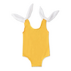 Children Kids Baby Fashion Girls Solid Color One Piece Swimsuit