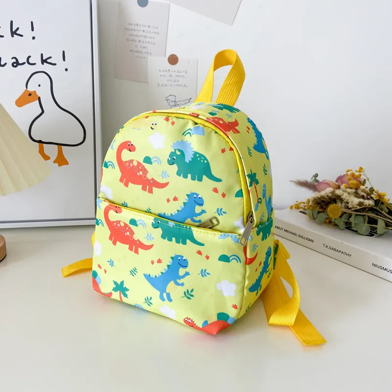 Children Kids Baby Fashion Girls Boys Cartoon Dinosaur Print Backpack School Bag