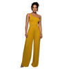 Women One-Shoulder Wide-Leg Pants Fashion Two-Piece Set