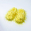 Slippers Imitation Fur Long Hair Edgy Girl Y2k Plush Slippers