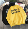 (Buy 1 Get 1) Autumn Winter Round Neck Unisex Women Fleece Letter New Top Sweatshirt