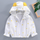Children Kids Baby Fashion Girls Long Sleeve Cartoon Heart Print Casual Hooded Zipper Jacket