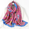 (Buy 1 Get 1) Women Fashion Tiny Flower Silky Satin Scarf