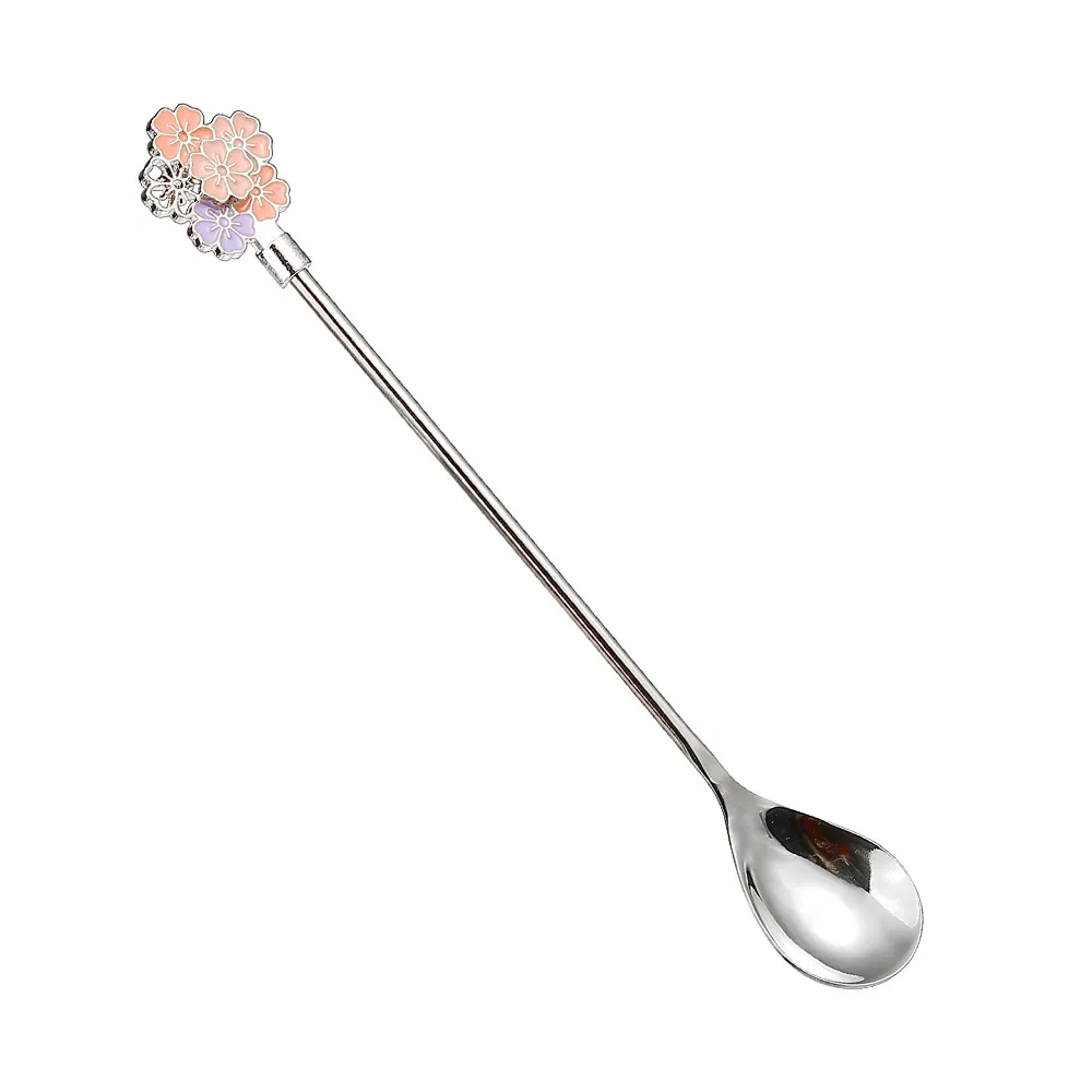 (Buy 1 Get 2) Creative Cherry Blossom Coffee Spoon Stainless Steel Dessert Spoon