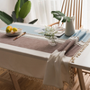 Waterproof Rectangle Strip Pattern Tablecloth