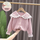 Kids Toddler Girls Autumn Winter Fashion Casual Simple Solid Color Button Lapel Sweater
