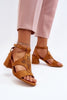 Heel sandals Step in style