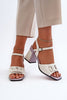 Heel sandals Step in style