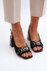 Heel sandals Step in style