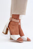 Heel sandals Step in style