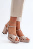 Heel sandals Step in style