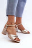 Heel sandals Step in style