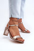 Heel sandals Step in style