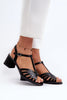 Heel sandals Step in style