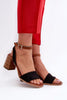 Heel sandals Step in style