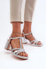 Heel sandals Step in style