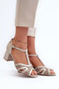 Heel sandals Step in style