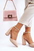 Block heel pumps Step in style