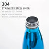 Double-Wall Insulated Bottle 500ML Thermal Cup, Fade Color Vacuum ,Stainless Steel Hot Ice Water Coffee Sports Bottle FS