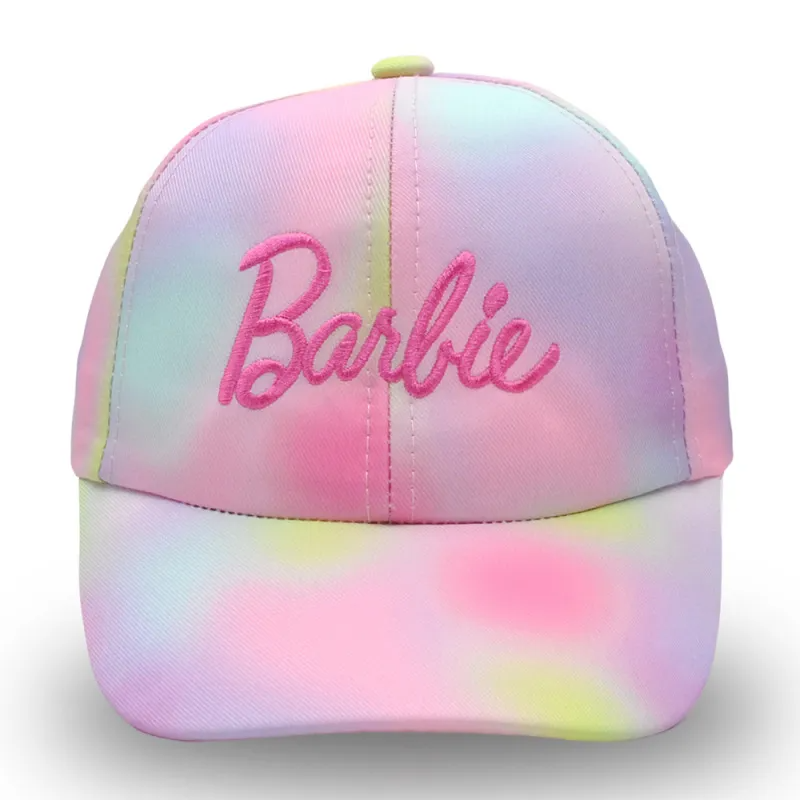 Kids Girls Fashion Casual Cute Rainbow Color Embroidered Alphabet Baseball Cap