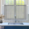 (Buy 1 Get 1) Waterproof Kitchen Linen Transparent Curtain