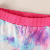 Fashion Tie-Dye Long-Sleeved Round Neck Top And Bottoms Set