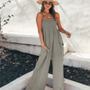 Women Sling Loose Casual Wide Leg Jumpsuit-2