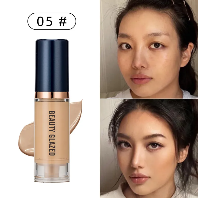 (Buy 1 Get 2) Beauty Glazed 6-Color Long-Lasting Concealer Not Stick To Powder Liquid Foundation