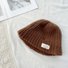 Kids Unisex Autumn Winter Casual Basic Versatile Smiley Knitwear Hat