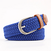 (Buy 1 Get 1) Men Women Fashion Casual Versatile Solid Color Canvas Woven Metal Buckle Belt